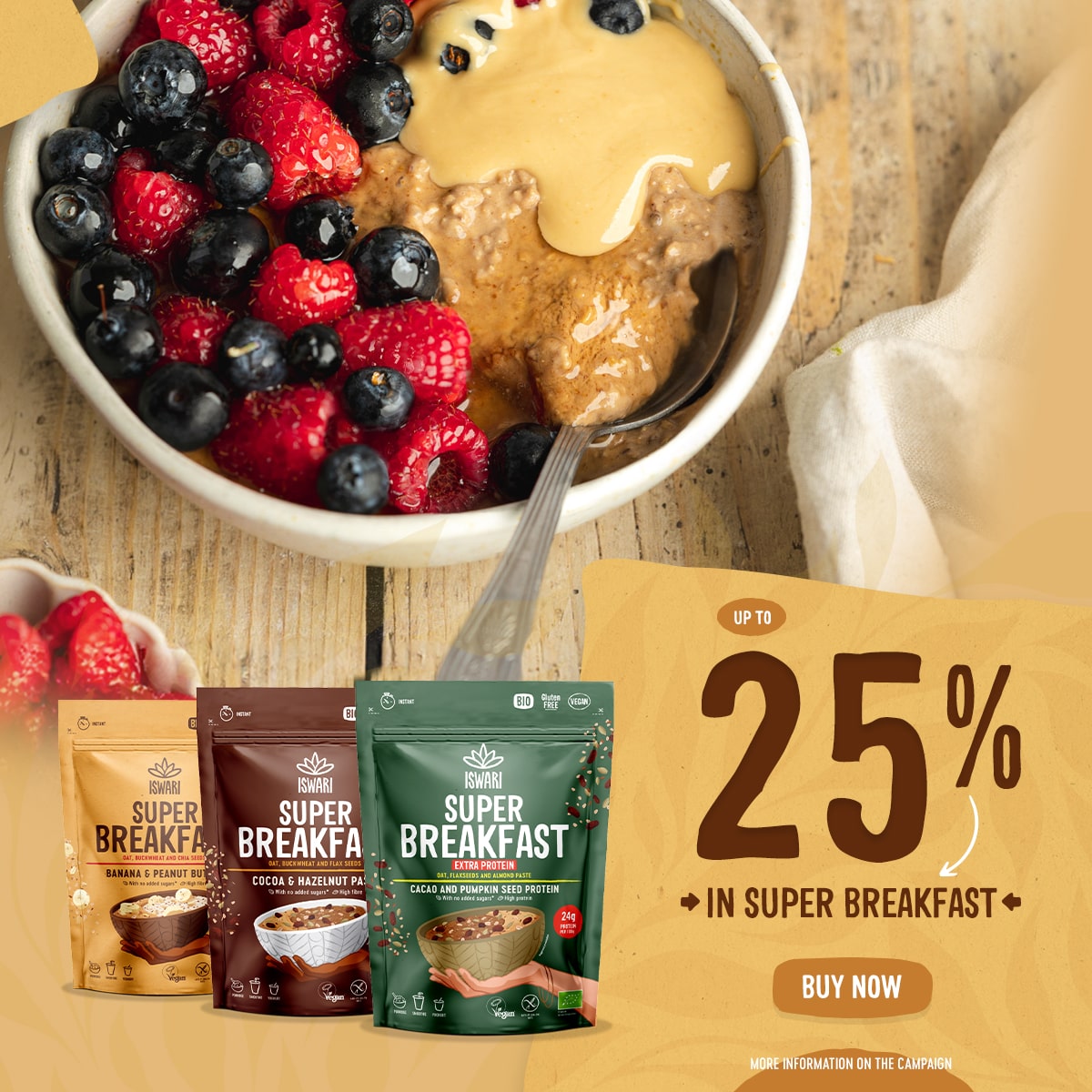 Up to 25% OFF: Super Breakfast